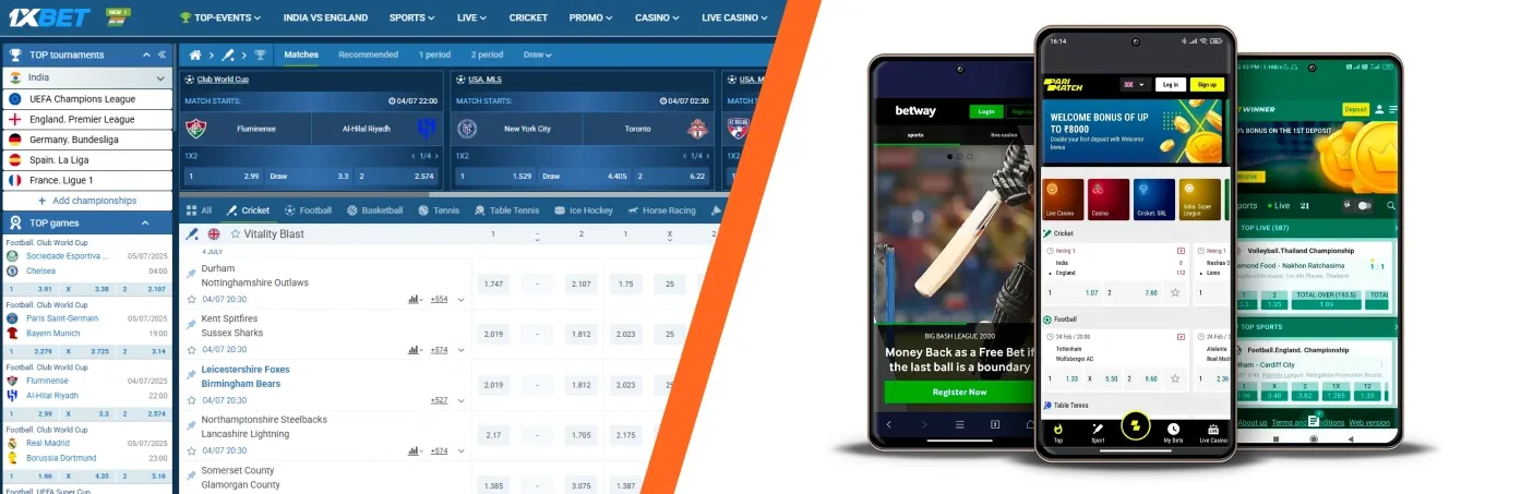 IPL Cricket Betting Sites vs IPL Betting Apps